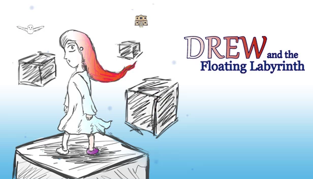 绘画与浮动迷宫（Drew and the Floating Labyrinth） 游戏封面