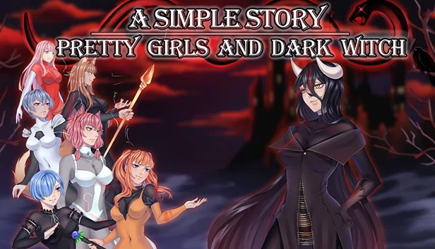 Pretty Girls and Dark Witch. A simple story 游戏封面