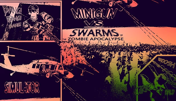 迷你枪大战僵尸末日模拟器（Minigun VS Swarms of the Zombie Apocalypse Simulator） 游戏封面