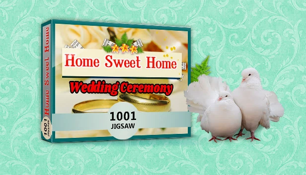 1001拼图 温馨家园：婚礼仪式（1001 Jigsaw Home Sweet Home Wedding Ceremony） 游戏封面