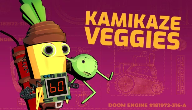 神风蔬菜（Kamikaze Veggies） 游戏封面