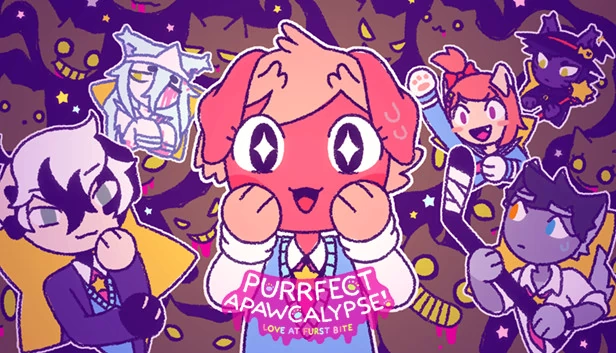 完美爪世录：初见之爱（Purrfect Apawcalypse: Love at Furst Bite） 游戏封面