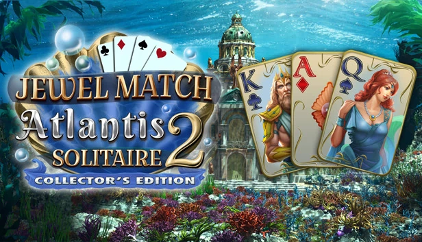 宝石迷阵：亚特兰蒂斯纸牌2 收藏版（Jewel Match Atlantis Solitaire 2 - Collector's Edition） 游戏封面