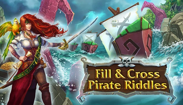 填字与交叉海盗谜题（Fill and Cross Pirate Riddles） 游戏封面