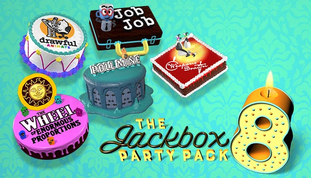 杰克盒子的派对游戏包 8（The Jackbox Party Pack 8） 游戏封面