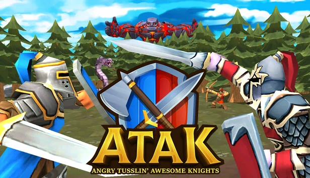 ATAK - 愤怒的摔跤骑士（ATAK - Angry Tusslin' Awesome Knights） 游戏封面