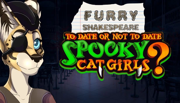 兽人莎士比亚：约会还是不约会幽灵猫娘？（Furry Shakespeare: To Date Or Not To Date Spooky Cat Girls?） 游戏封面