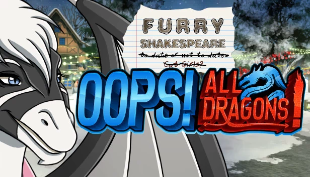 毛茸茸的莎士比亚：哎呀！全是龙！（Furry Shakespeare: Oops! All Dragons!） 游戏封面