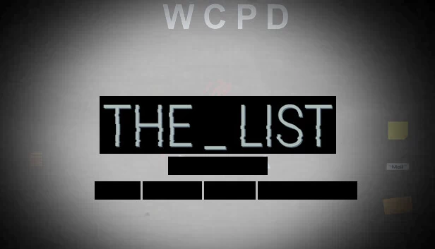 名单（The List） 游戏封面