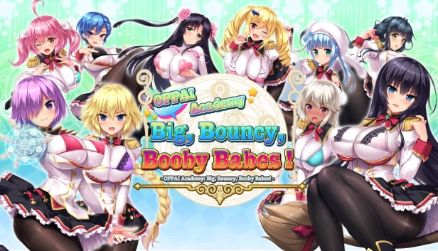 OPPAI学院：大、弹、胸宝！（OPPAI Academy Big, Bouncy, Booby Babes!） 游戏封面