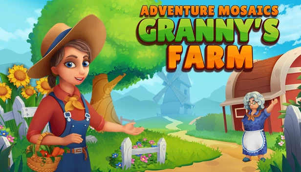 冒险马赛克：奶奶的农场（Adventure Mosaics. Granny’s Farm） 游戏封面