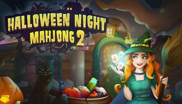 万圣节之夜麻将2（Halloween Night Mahjong 2） 游戏封面