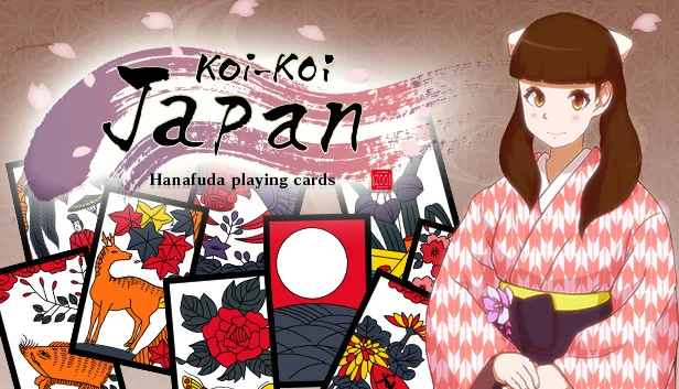 日本花札纸牌 [Hanafuda playing cards]（Koi-Koi Japan [Hanafuda playing cards]） 游戏封面