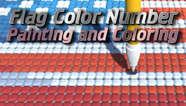 旗帜颜色数字 - 绘画与涂色（Flag Color Number - Painting and Coloring） 游戏封面