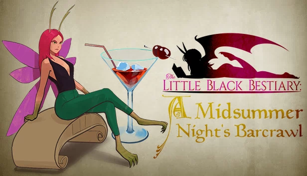 小黑怪物图鉴：仲夏夜酒吧巡游（The Little Black Bestiary: A Midsummer Night’s Barcrawl） 游戏封面