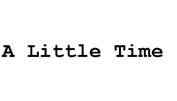 一点时间（A Little Time） 游戏封面
