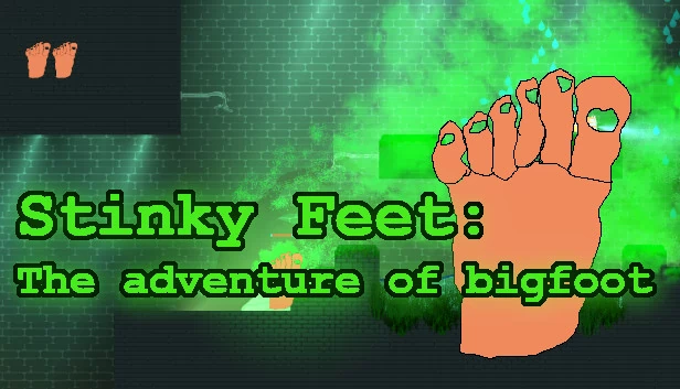 臭脚:大脚怪的冒险(Stinky feet: The adventure of BigFoot) 游戏封面
