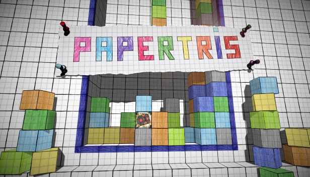 纸块俄罗斯（Papertris） 游戏封面