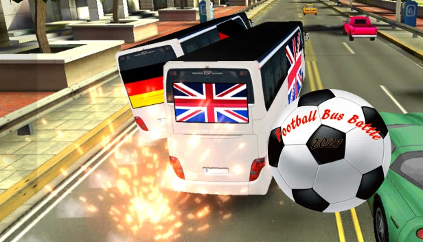 足球巴士大战 2021（Football Bus Battle 2021） 游戏封面