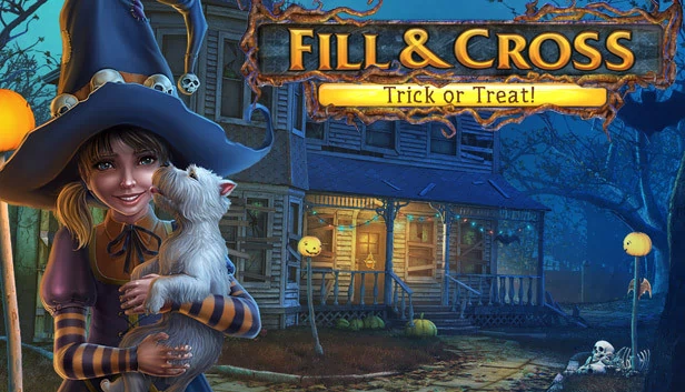 填色与交叉：不给糖就捣蛋（Fill and Cross Trick or Treat） 游戏封面