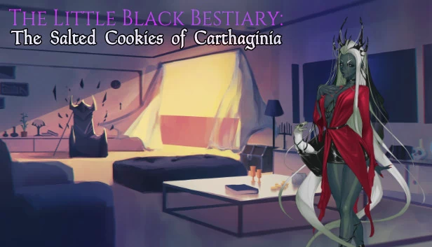 小黑怪物图鉴：迦太基尼亚的咸饼干（The Little Black Bestiary: The Salted Cookies of Carthaginia） 游戏封面