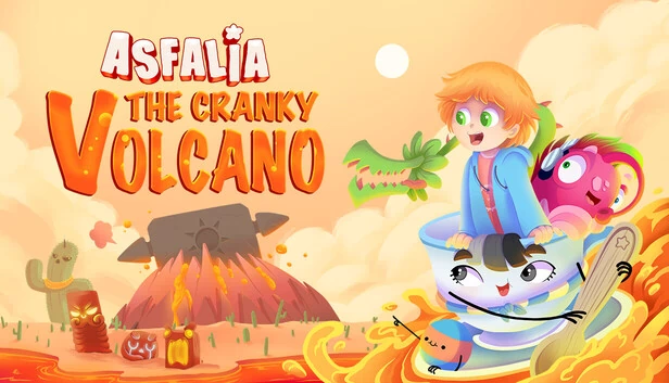 阿斯法利亚:暴躁的火山(Asfalia: The Cranky Volcano) 游戏封面