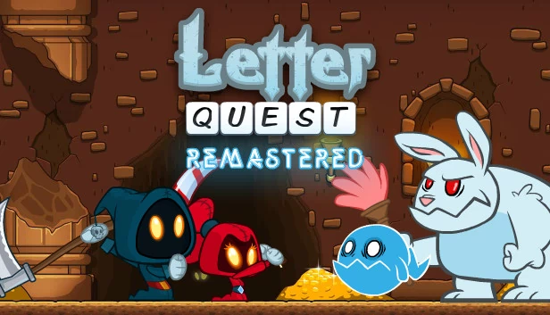单词斗恶龙：格林的旅程 重制版（Letter Quest: Grimm's Journey Remastered） 游戏封面