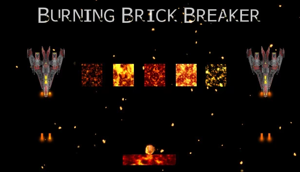 燃烧砖块破坏者（Burning Brick Breaker） 游戏封面