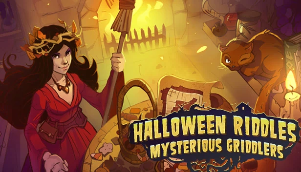 万圣节谜题 神秘格子里(Halloween Riddles Mysterious Griddlers) 游戏封面