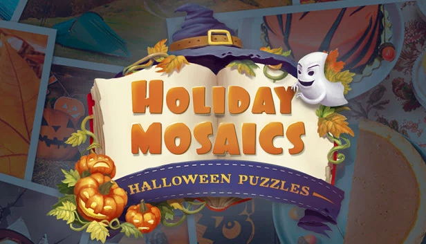假日马赛克：万圣节谜题（Holiday Mosaics Halloween Puzzles） 游戏封面