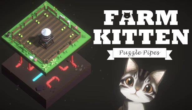 农场小猫 - 管道谜题（Farm Kitten - Puzzle Pipes） 游戏封面