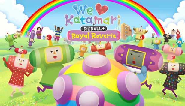 我们爱块魂 重滚版+皇家幻想（We Love Katamari REROLL+ Royal Reverie） 游戏封面