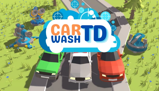 洗车塔防 - 塔防（Car Wash TD - Tower Defense） 游戏封面
