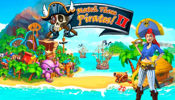 三消海盗2（Match Three Pirates II） 游戏封面