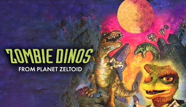 泽尔托伊德星球的僵尸恐龙(Zombie Dinos from Planet Zeltoid) 游戏封面