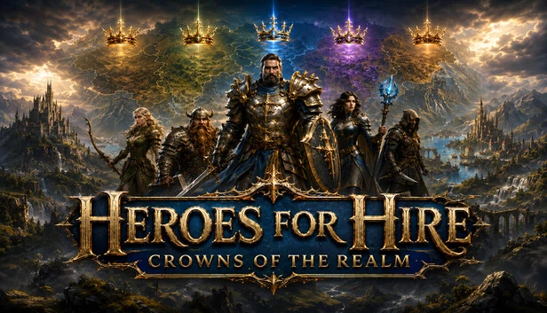雇佣英雄：王国王冠（Heroes for Hire: Crowns of the Realm） 游戏封面