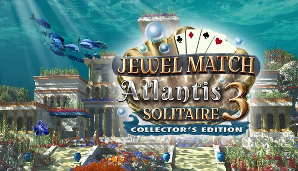 宝石匹配：亚特兰蒂斯纸牌接龙3 - 收藏版（Jewel Match Atlantis Solitaire 3 - Collector's Edition） 游戏封面