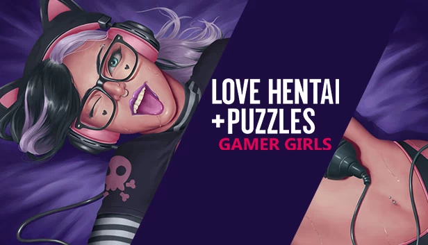Love Hentai and Puzzles: Gamer Girls 游戏封面