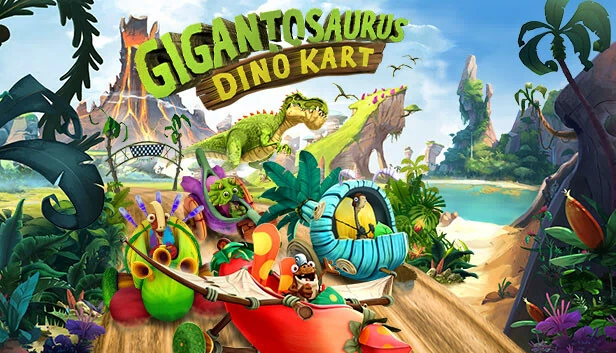 巨兽龙:恐龙卡丁车(Gigantosaurus: Dino Kart) 游戏封面