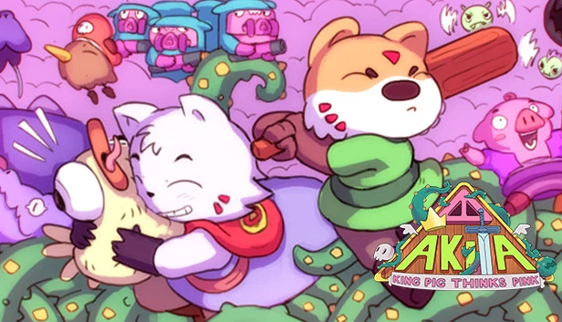 秋田：粉红猪王（Akita: King Pig Thinks Pink） 游戏封面