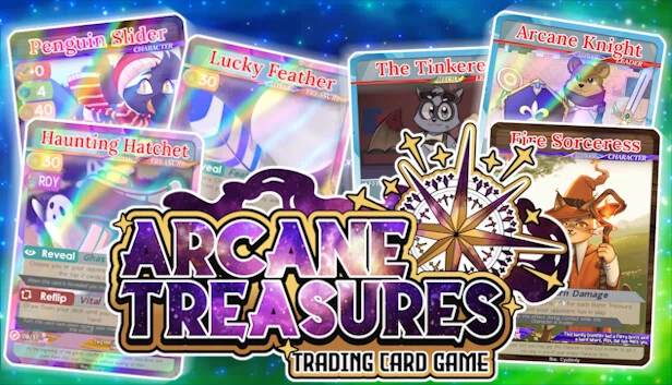 神秘宝藏：集换式卡牌游戏（Arcane Treasures: Trading Card Game） 游戏封面