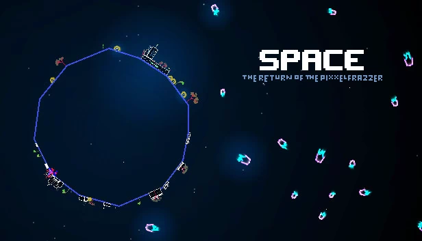 太空 - 像素粉碎者的回归（Space - The Return Of The Pixxelfrazzer） 游戏封面