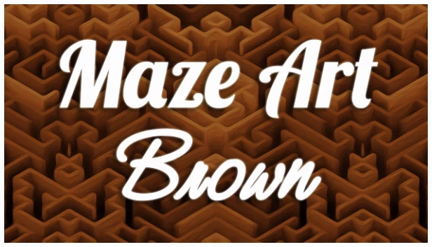 迷宫艺术：棕色（Maze Art: Brown） 游戏封面
