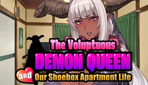 丰满的恶魔女王与我们的鞋盒公寓生活（The Voluptuous DEMON QUEEN and our Shoebox Apartment Life） 游戏封面