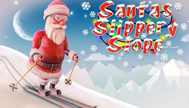 圣诞老人的滑溜斜坡（滑雪特技）（Santa's Slippery Slope (Ski Stunts)） 游戏封面