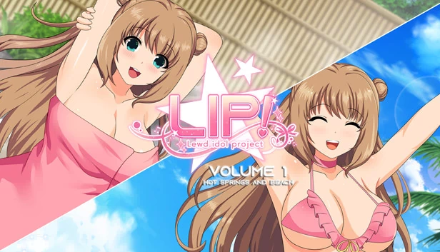 LIP! 色情偶像计划 Vol. 1 - 温泉与海滩篇章（LIP! Lewd Idol Project Vol. 1 - Hot Springs and Beach Episodes） 游戏封面