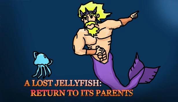 一只迷路的水母：回到父母身边（A lost jellyfish: Return to its parents） 游戏封面