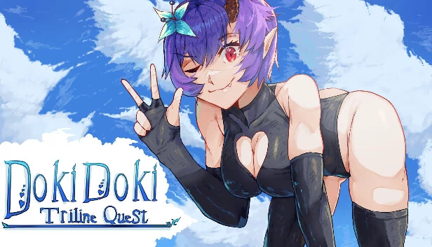 心跳三线任务（Doki Doki Tri-Line Quest） 游戏封面