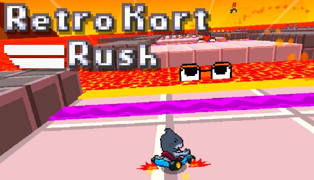 复古卡丁车冲刺（Retro Kart Rush） 游戏封面