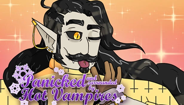 惊慌失措：被火辣吸血鬼包围（Panicked and Surrounded by Hot Vampires） 游戏封面
